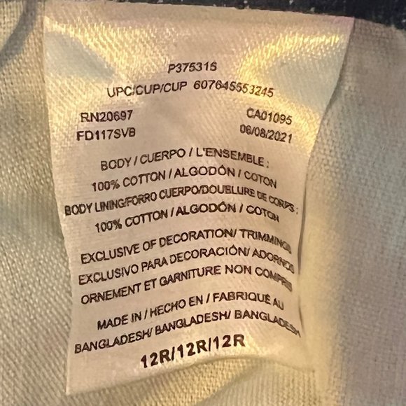 NEW Dickies Jeans Flannel Lined FD117SVB Straight Leg Dark Wash Work Pants Women - Picture 9 of 10